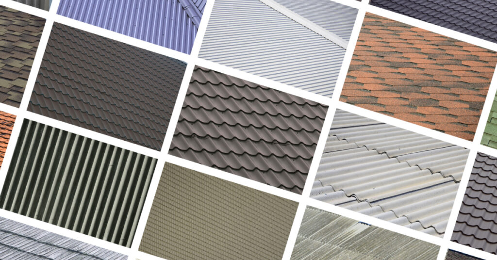 various types of roofing material